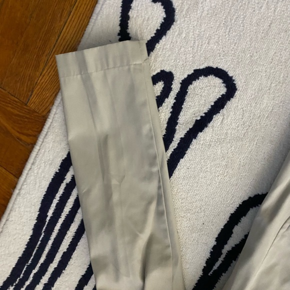 Angela Mele cotton, zippered, grommets, beige trench coat. Size 40 (4-6 US) - Picture 7 of 9